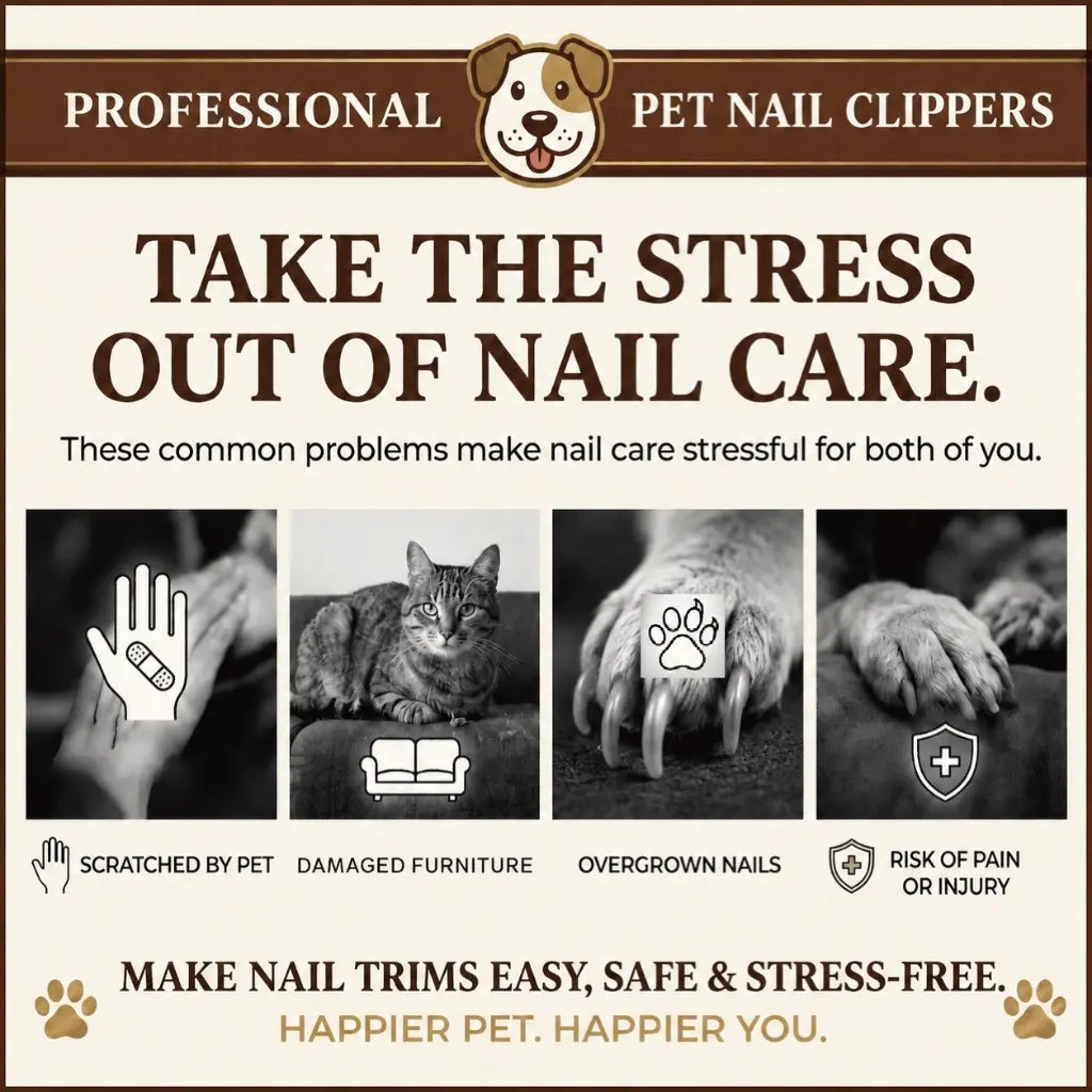 Oak & Paw Professional 2-In-1 Stainless Steel Pet Nail Clipper and Grinder, Ultra-Quiet 2-Speed Smart Trimmer with Dual-Led Shadow-Free View, Safe Cutting Universal Fit for Dogs & Cats