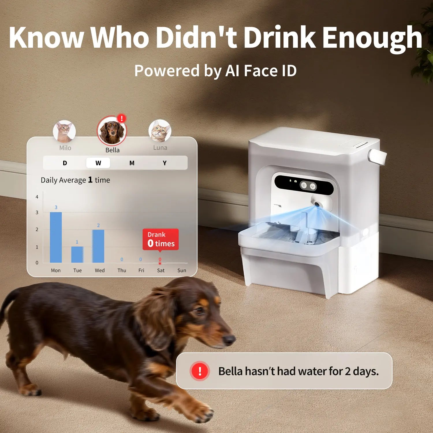 PETKIT Eversweet Ultra AI Camera Pet Water Fountain - 5L/169Fl Oz Filter-Free Automatic Fountain with 140° Wide-Angle Lens, 5G Wifi, App Control, Wastewater Separation, End-To-End Encrypted, Spring Flow, Cubes, Abs+Steel, Hydration Track for Small Dogs, F